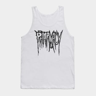 Heavy Metal Pharmacy | Black Graphic Tank Top